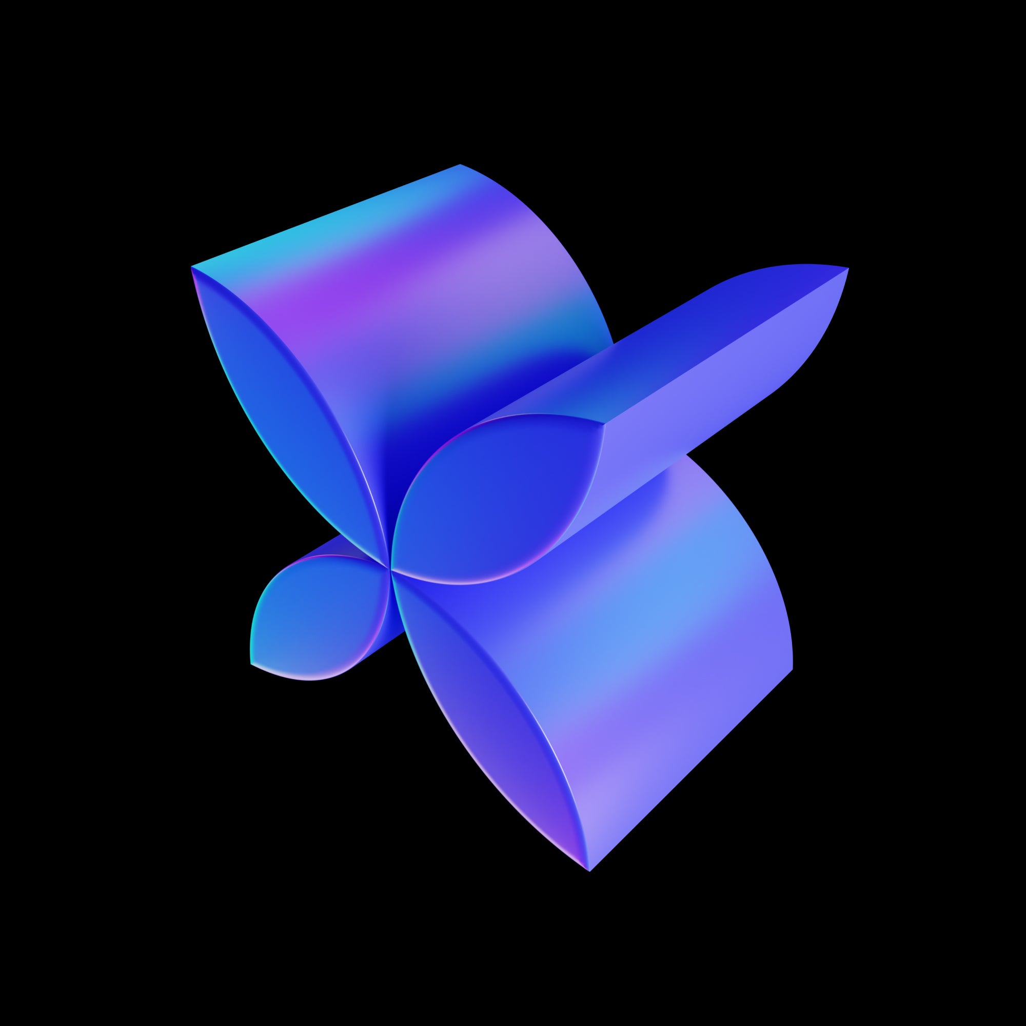 Free Colorful Geometric 3D Shape