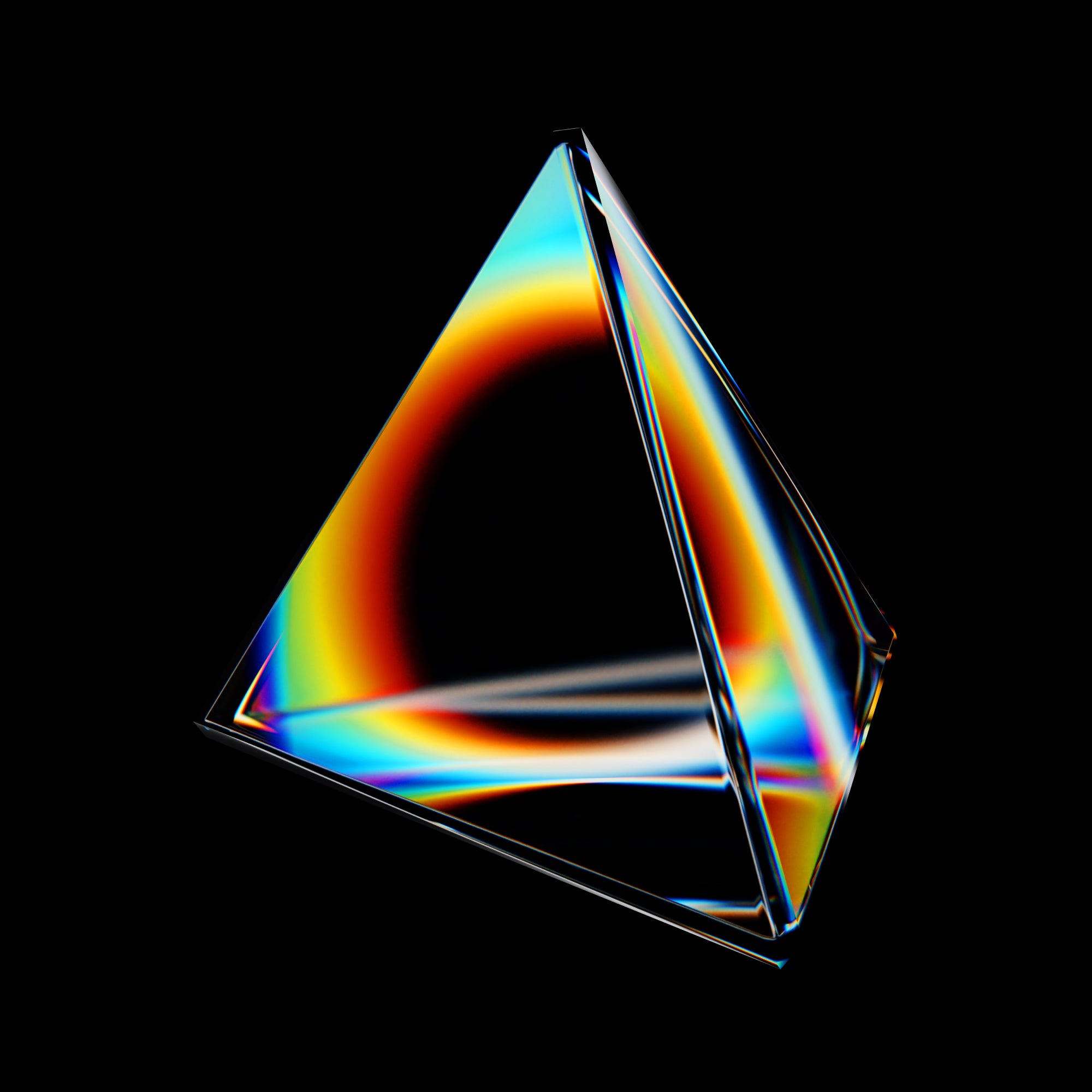 Free Prism Glass 3D Shape